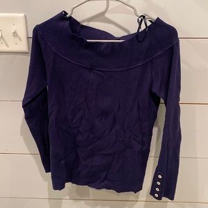 Tommy Hilfiger Off shoulder navy XXL